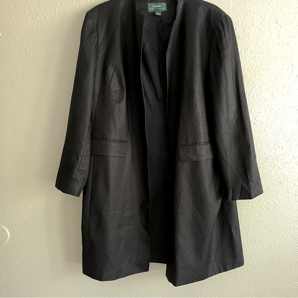 Ralph Lauren plus size linen blazer